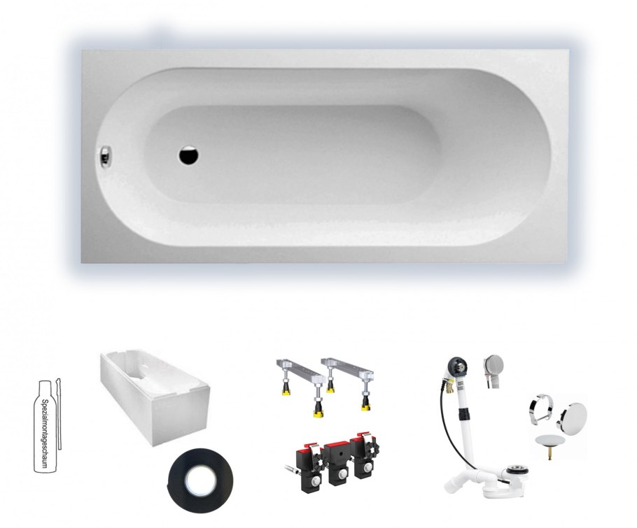 Ванна Villeroy Boch Oberon 170х75 заглушка