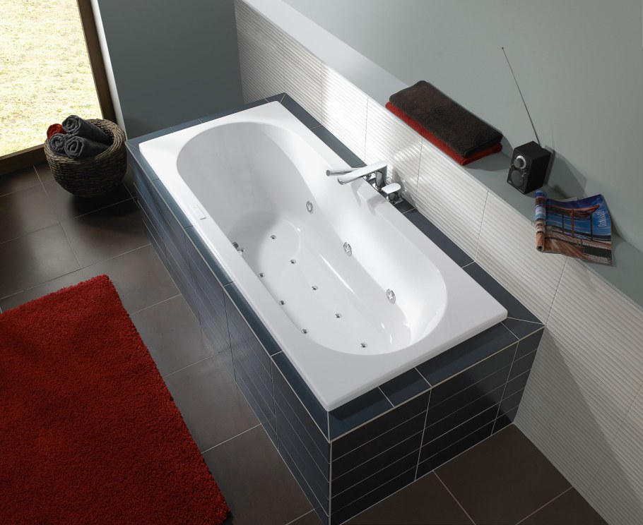 Квариловая ванна Villeroy&Boch Cetus 180x80