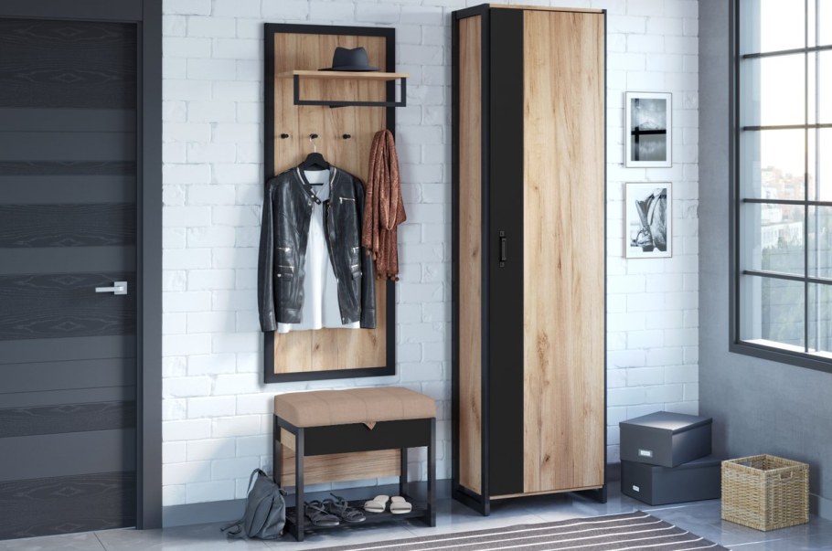 Прихожая дуб крафт золотой