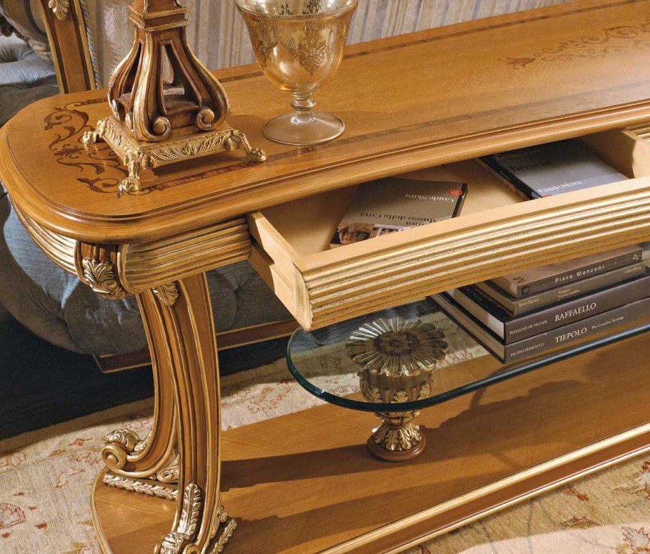 Riva mobili d'Arte стол с малахитом