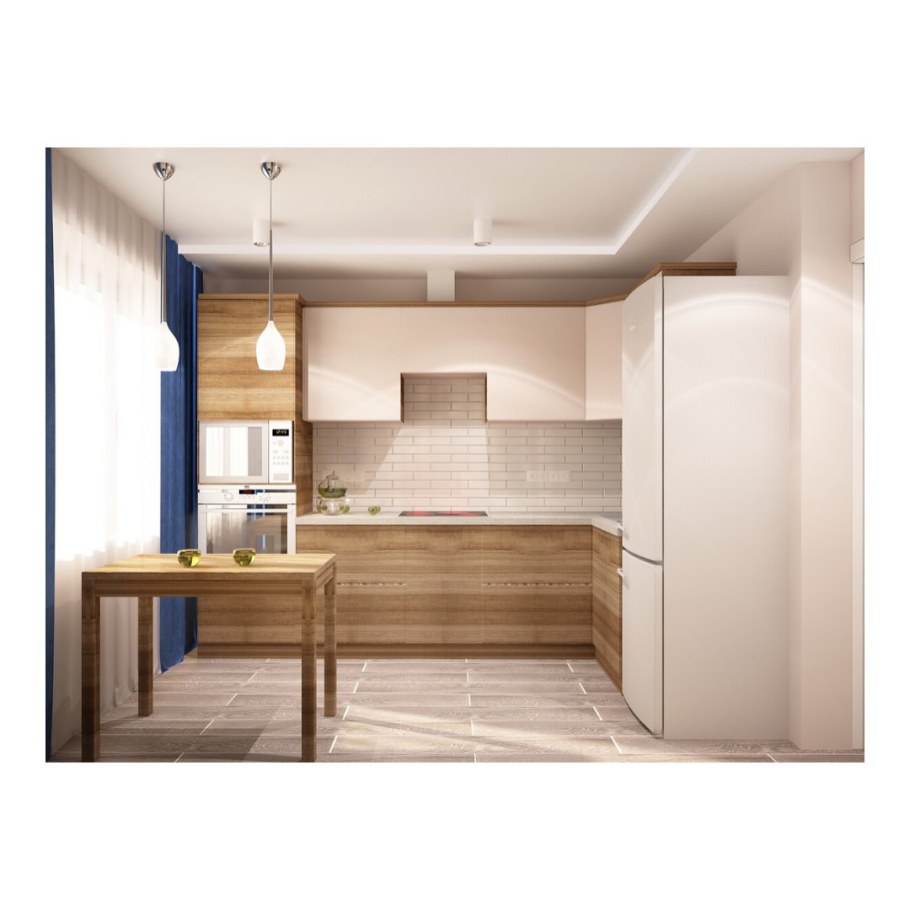 Дизайнерский проект кухни 9 кв.м