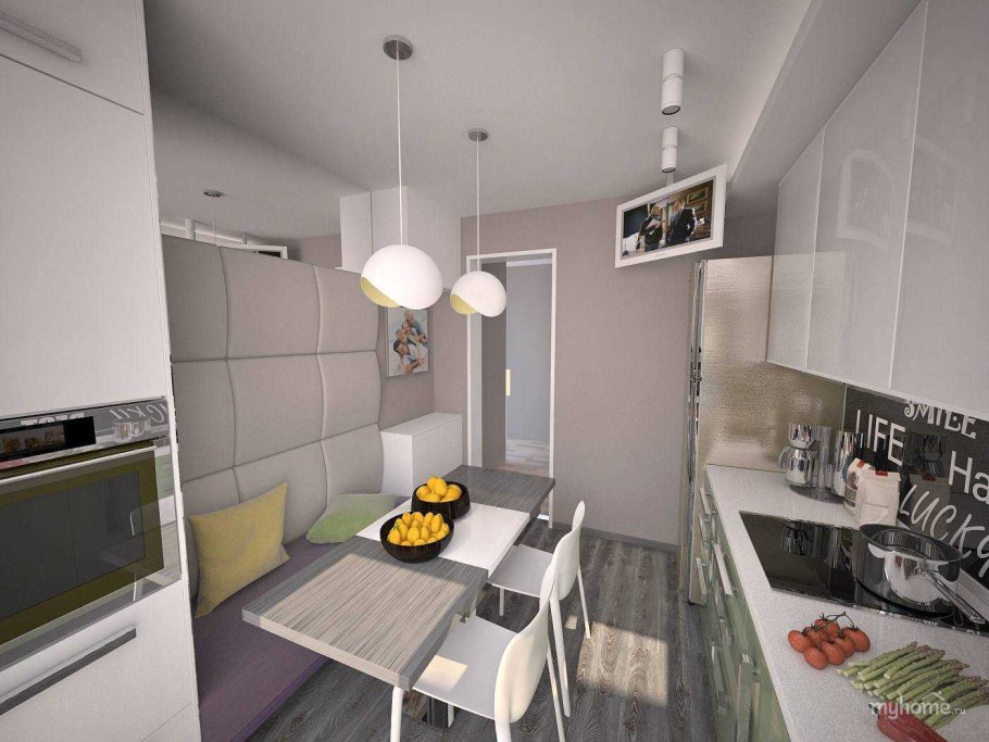 Кухня 7м2 в панельном доме