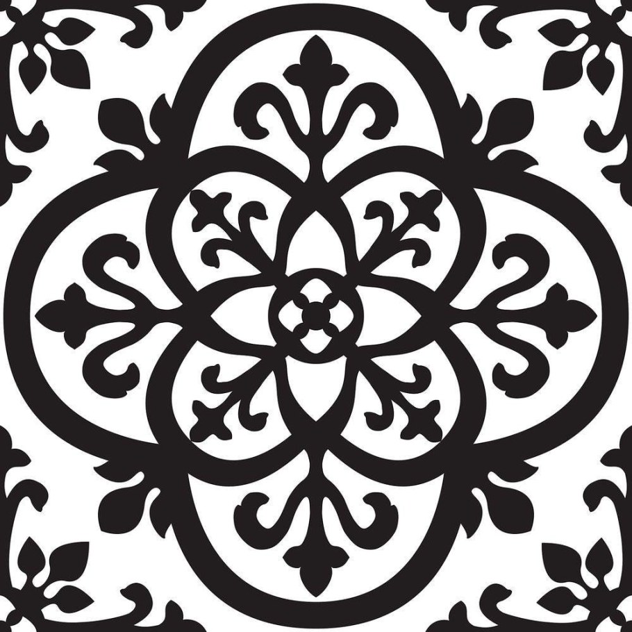 Орнамент трафарет Готический