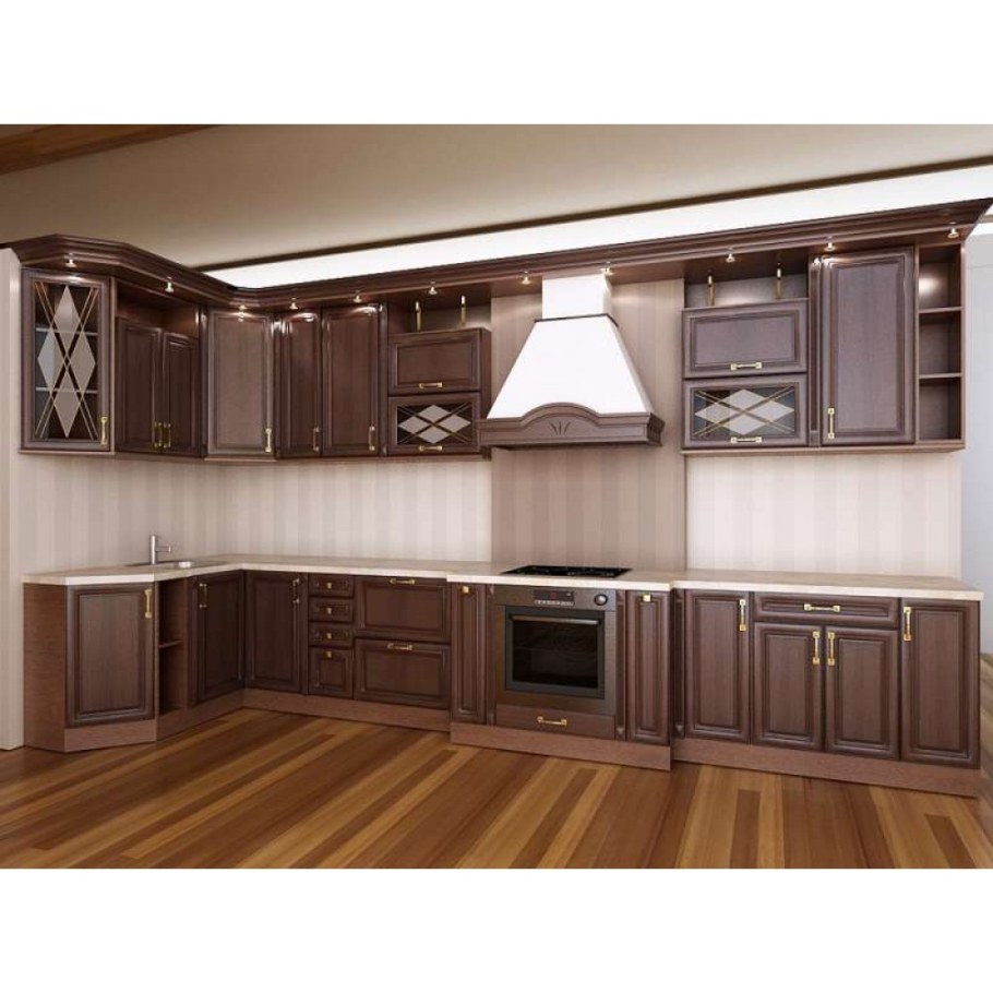 Кухня классика угловая