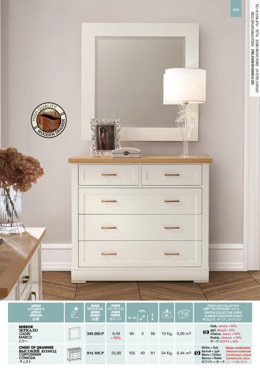 Комод высокий 816.000 Panamar