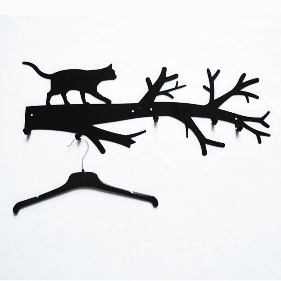 Вешалка настенная металлическая
