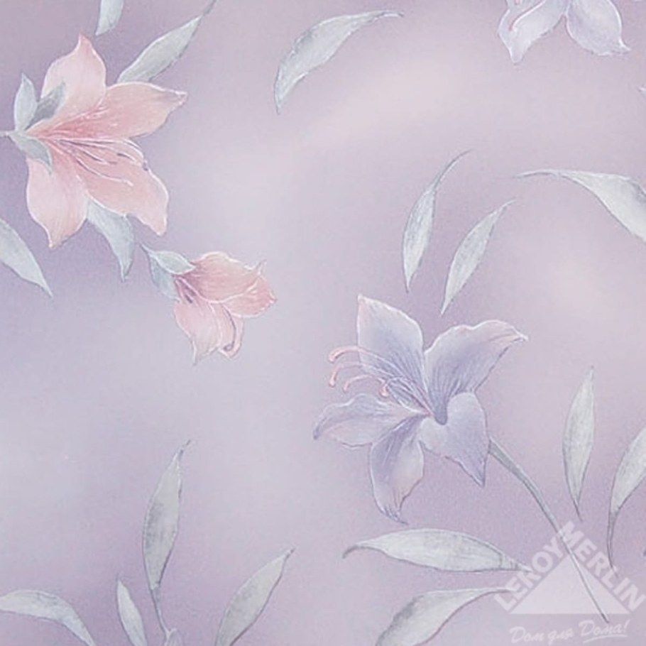 Обои шелкография сиреневые