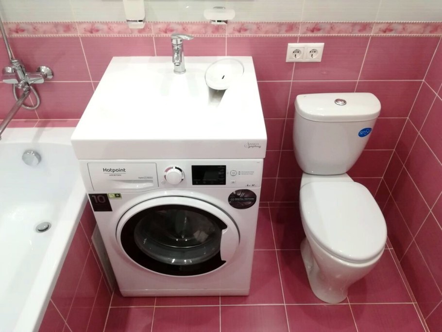 Раковина над стиральной машиной Монако v51d1 Bergg