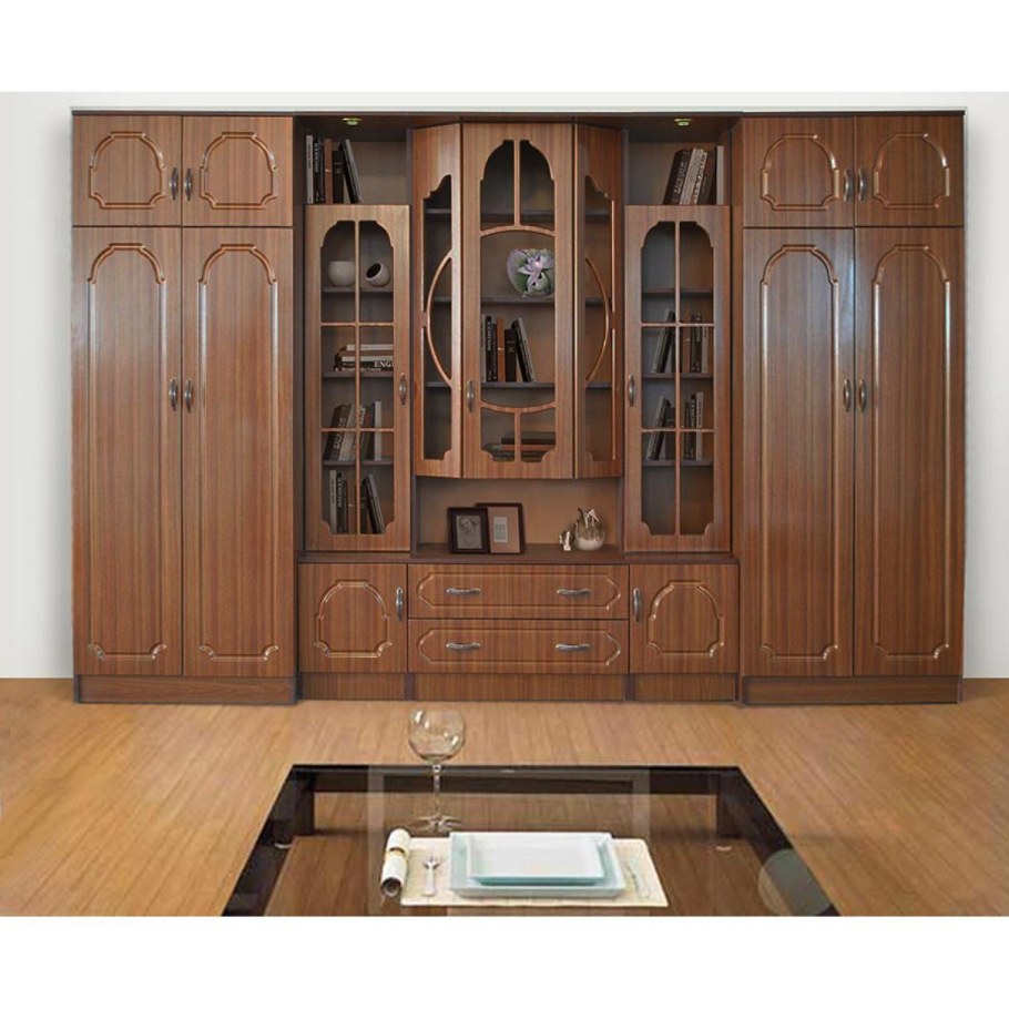 Гостиная Лавалетта МДФ орех миф