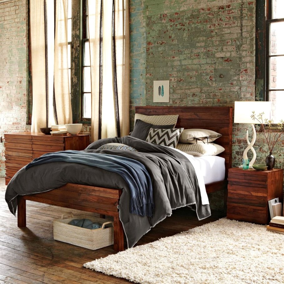 Спальня в стиле гранж