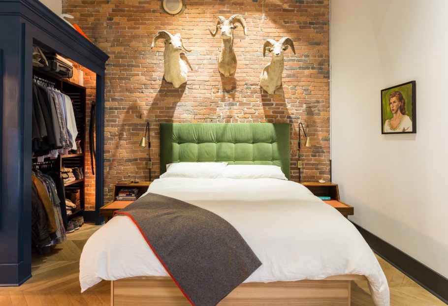 Ковер в спальню в стиле лофт