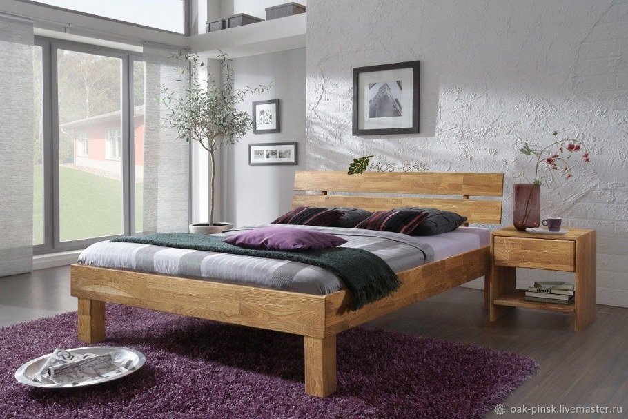 Кровать из дуба Стэнлес Бриджит