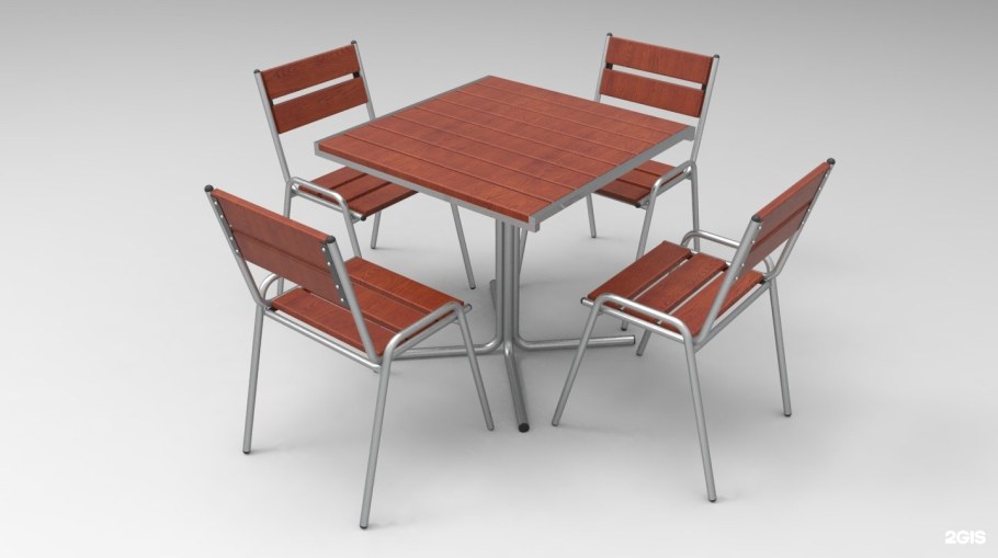 Комплект мебели для уличного кафе. 135-003