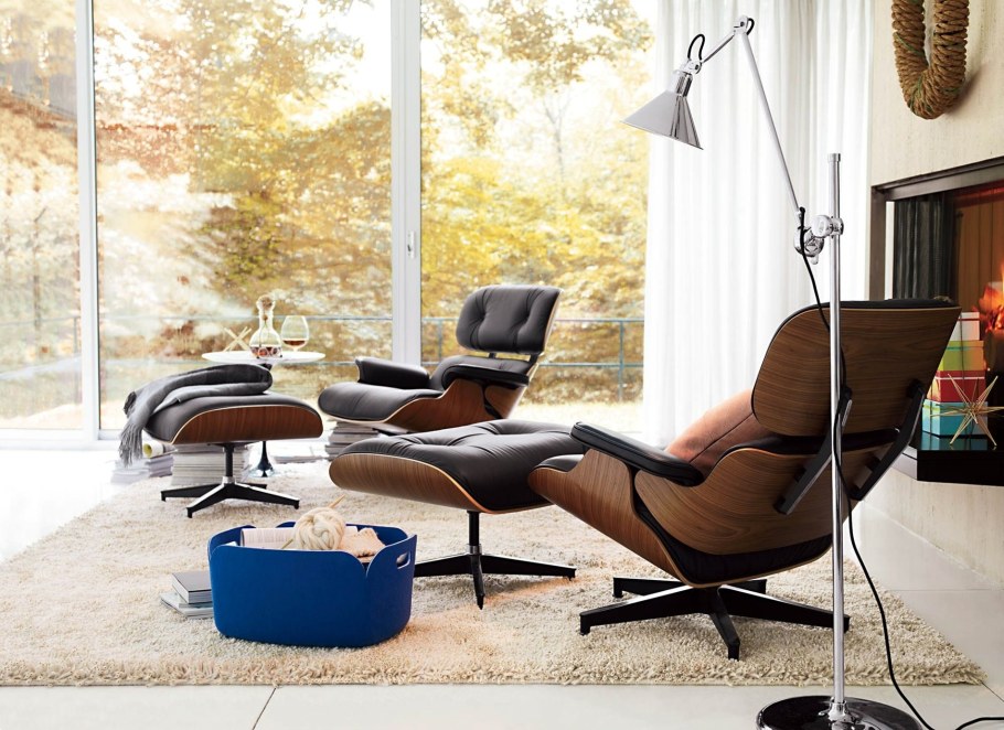 Кресло Eames Lounge and Ottoman