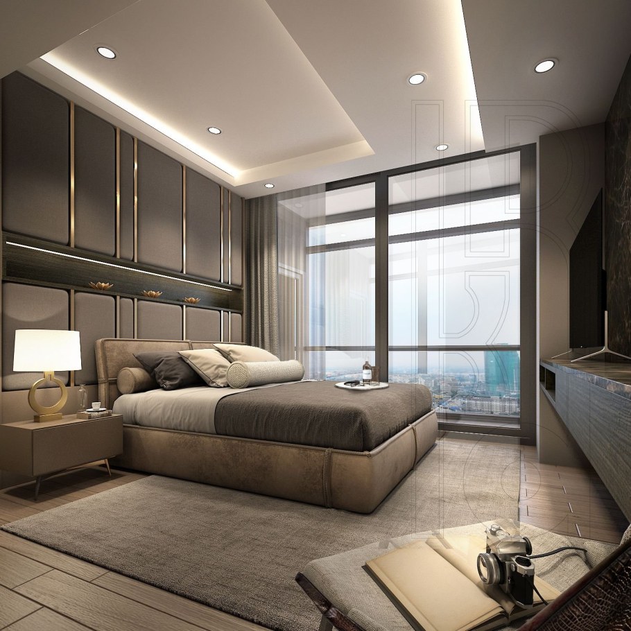 Большие спальни