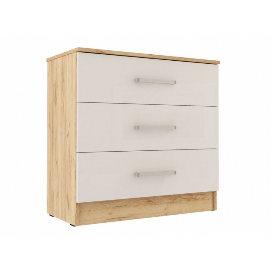 Комод Адель Вотан белый глянец