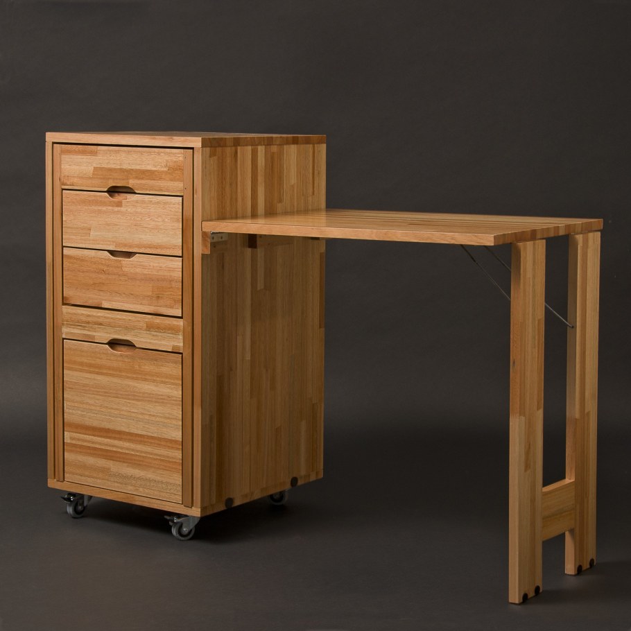 Тумба с выдвижной столешницей