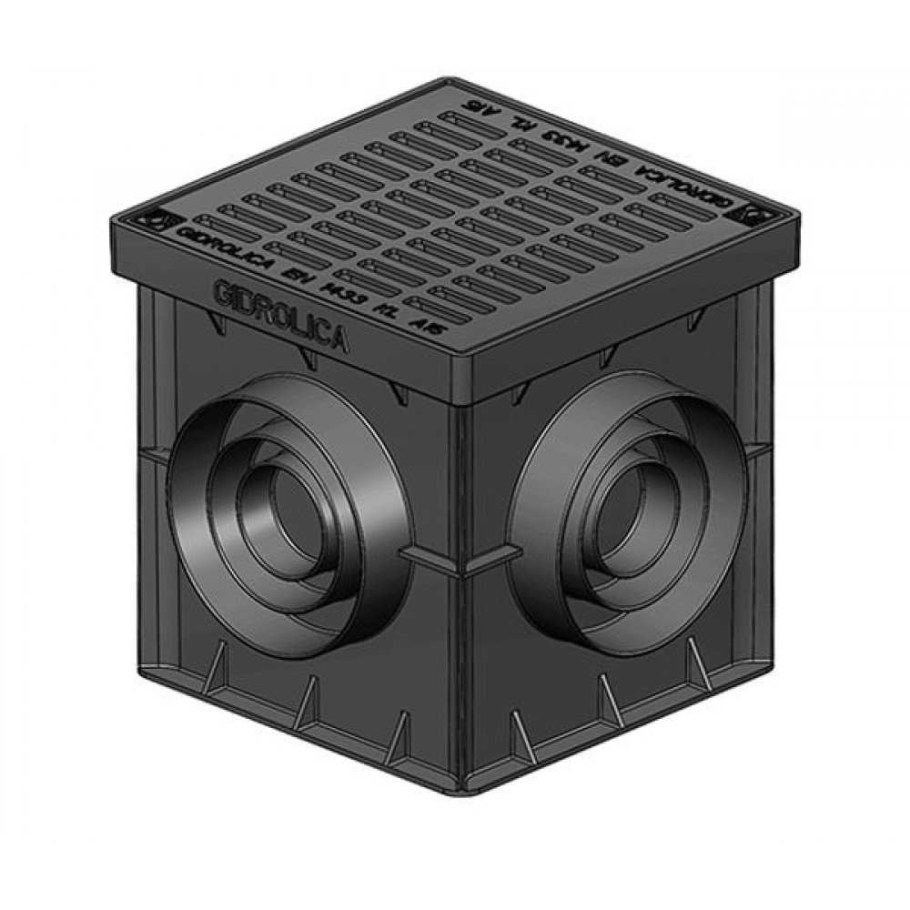 Дождеприемник Gidrolica point ДП-30.30 - пластиковый универсальный