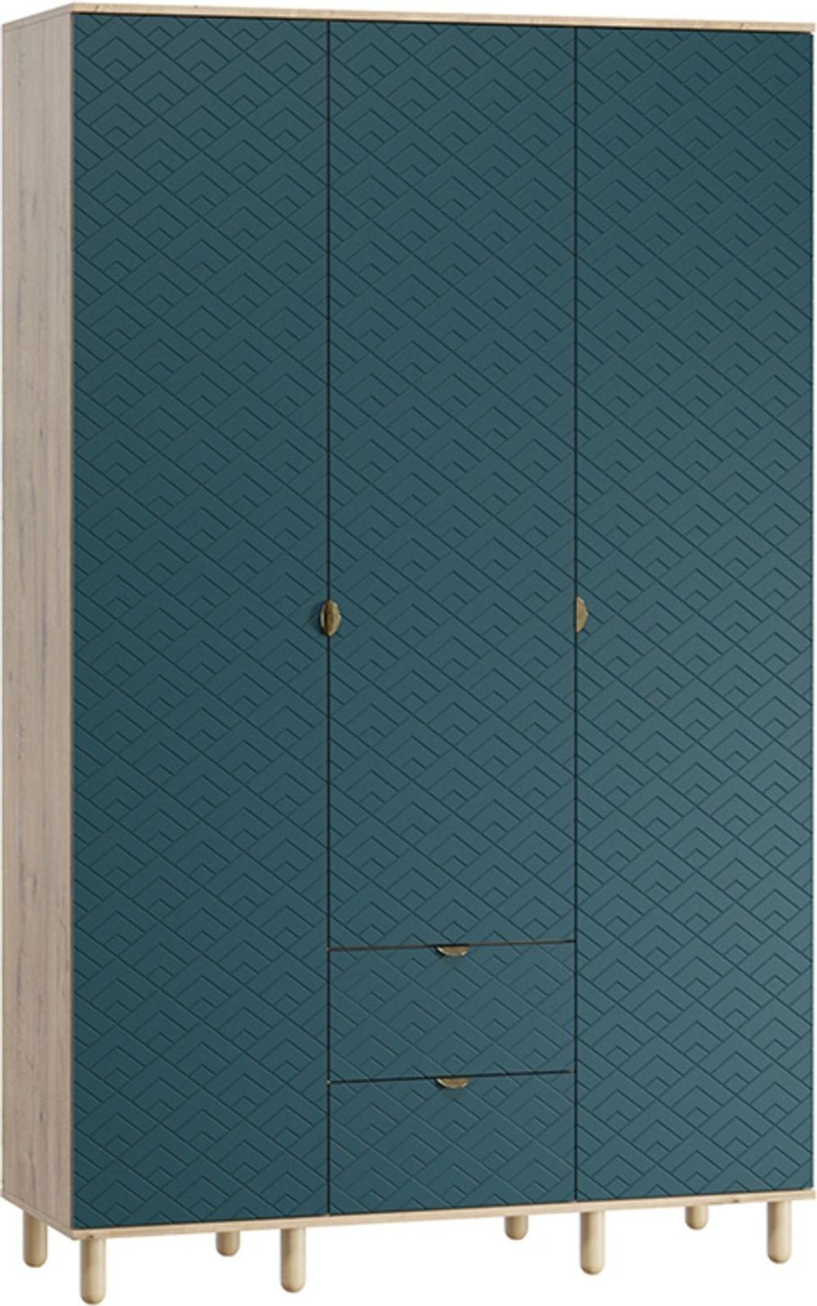 Распашной шкаф теджонс-2 Art Aquamarine