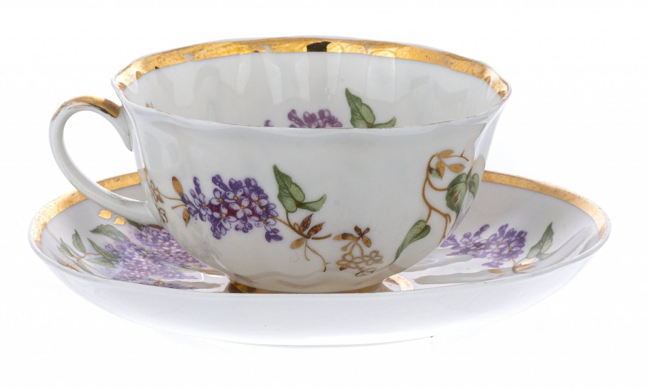 Дулевский фарфор сирень