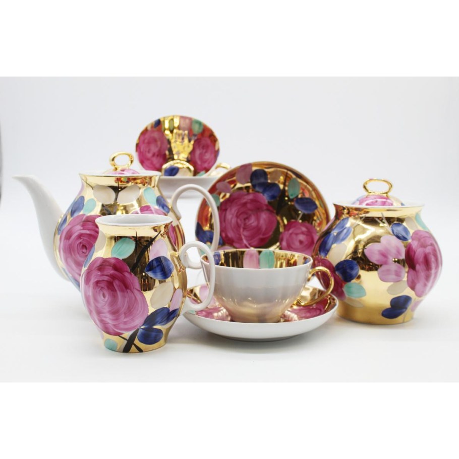 Дулёвский фарфор чайный сервиз