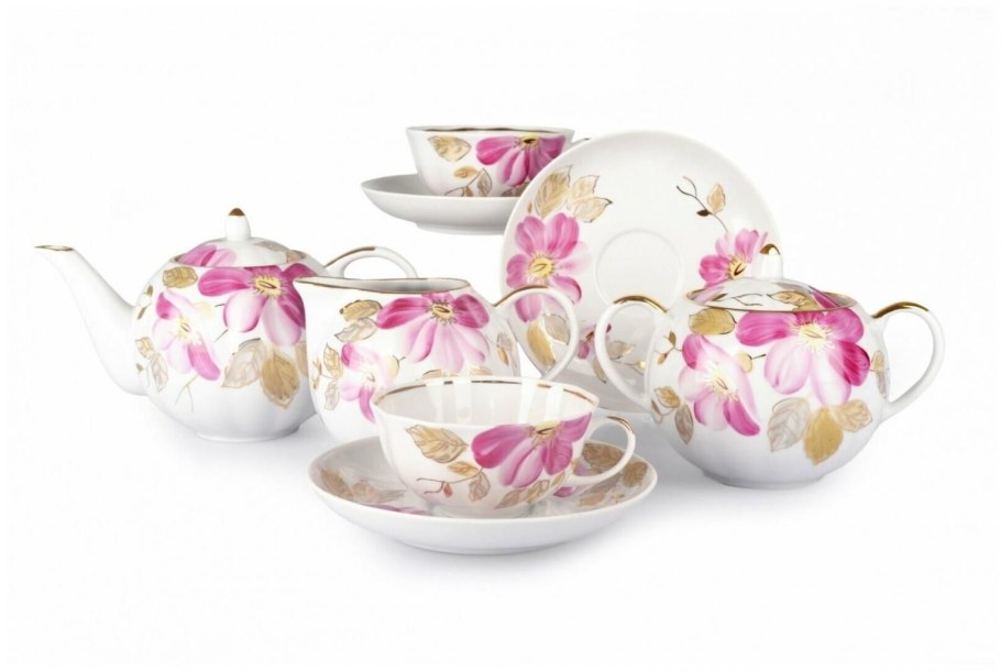 Чайный сервиз тюльпан Дулевский фарфор