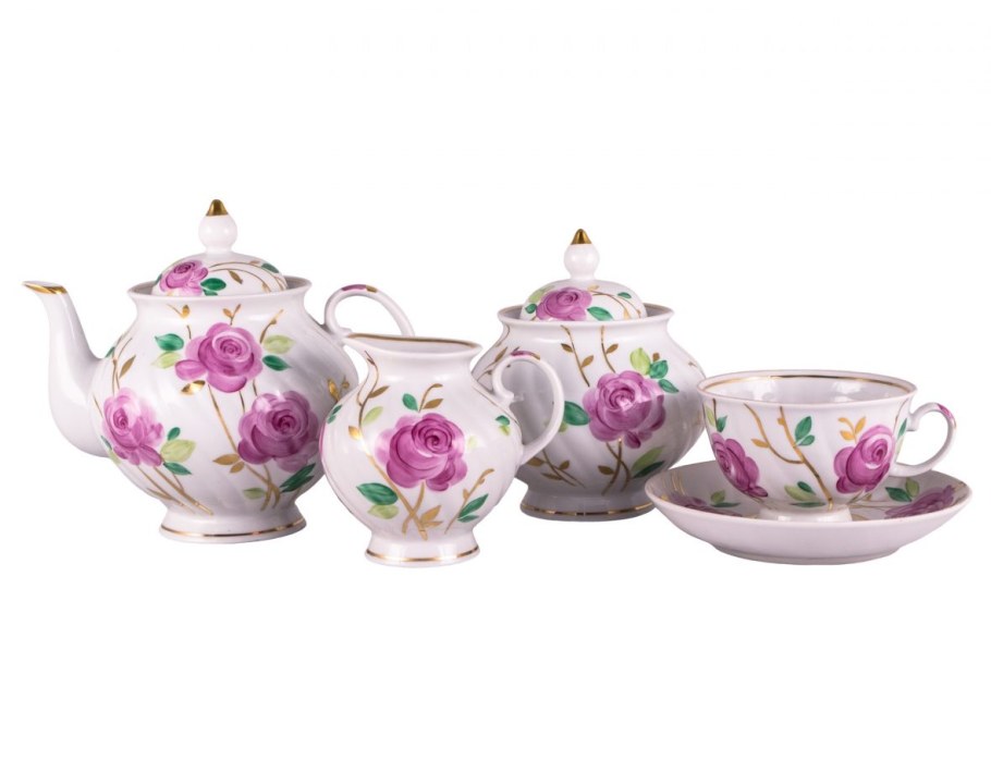 Дулёвский фарфоровый завод чайный сервиз