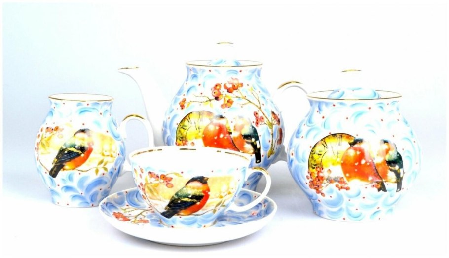 Дулёвский фарфор чайный сервиз