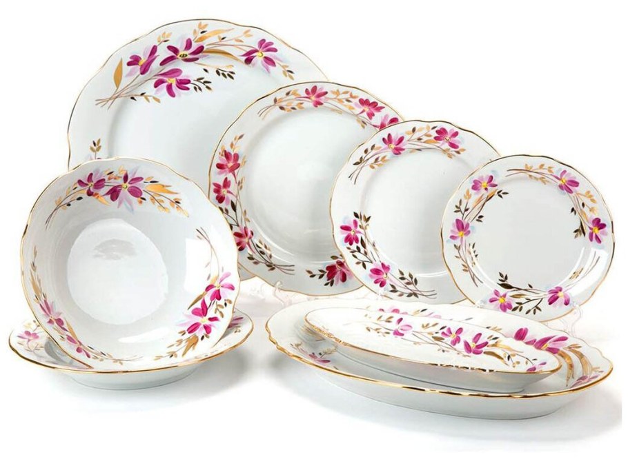 Дулевский фарфор столовый сервиз