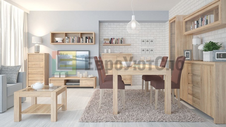 Мебель Каспиан дуб сонома