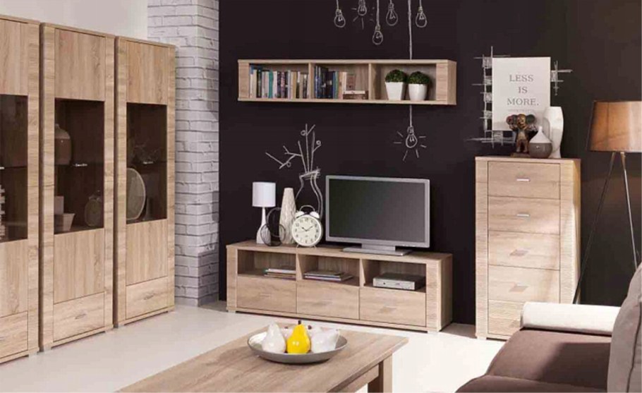 Стенка Марк тик/дуб сонома