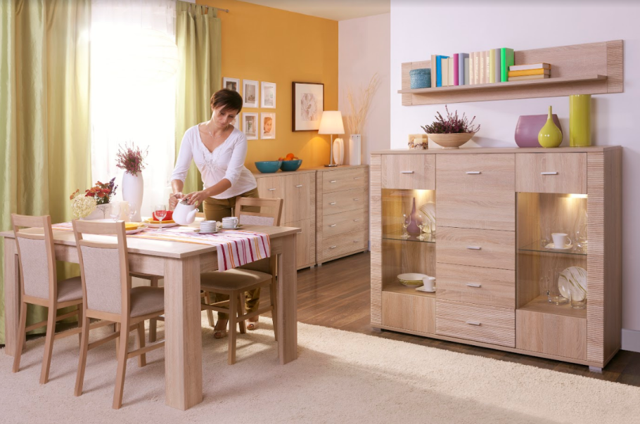 Стол Гресс дуб сонома