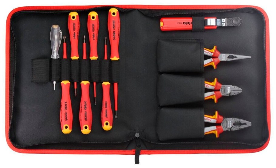 Набор диэлектрических инструментов Ergonic в сумке Felo 41391104