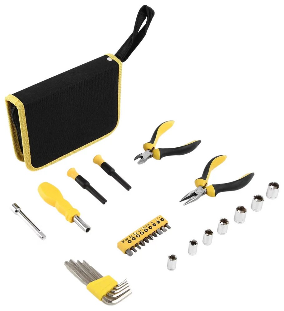 Набор электромонтажного инструмента Fit 65137, 29 предм.