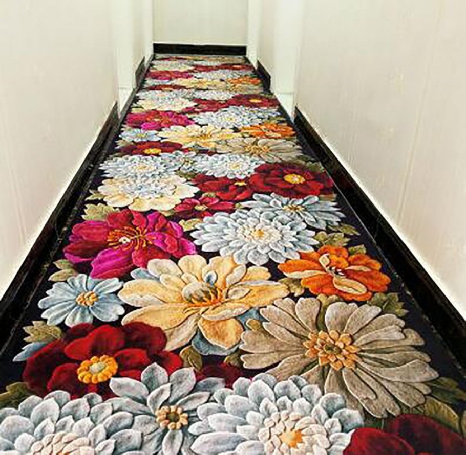 Ковер в цветочек