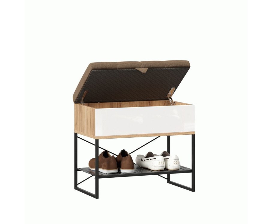 Банкетка Фиджи 600 дуб золотой/Кашмир