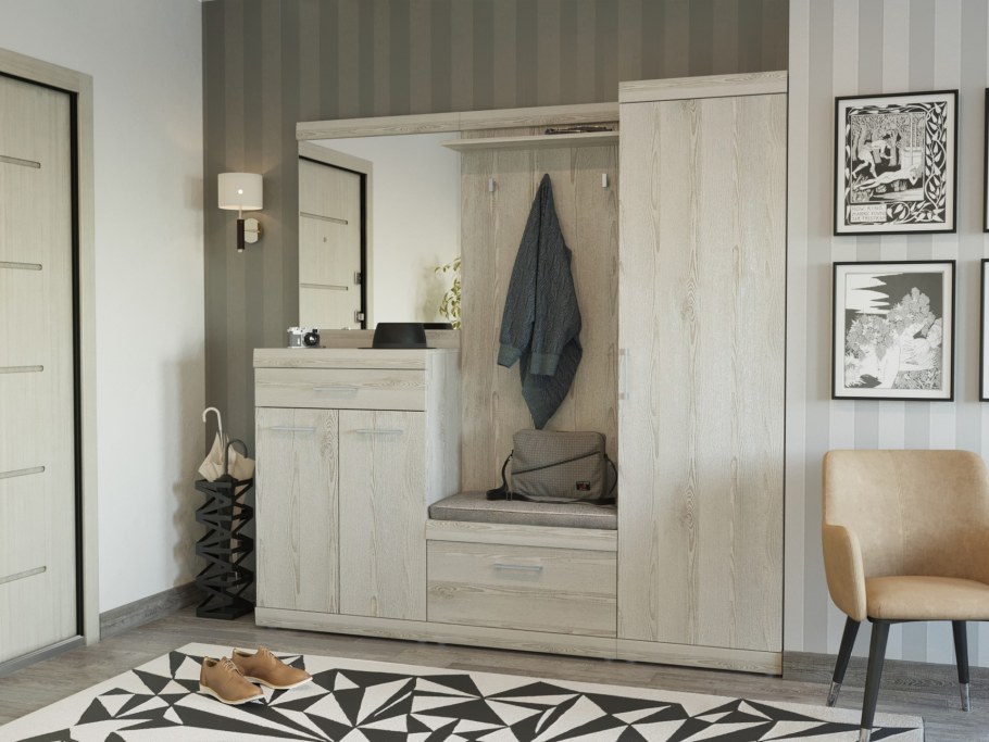 Прихожая Мальта Евромебель