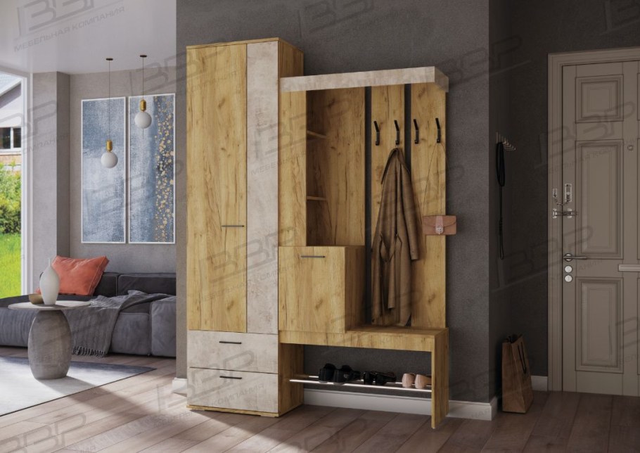 Прихожая Ричи ВВР дуб крафт
