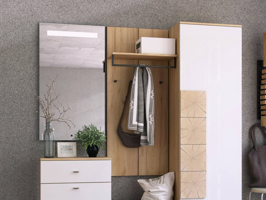 Прихожая Фиджи дуб золотой/Кашмир