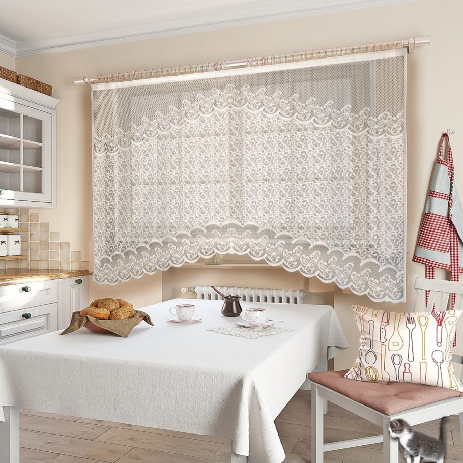 Шторы для белой кухни