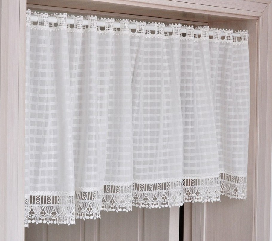 Кружевная тюль на кухню