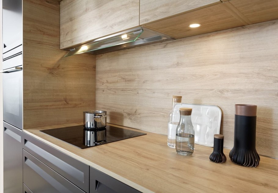 Фартук для кухни под дерево