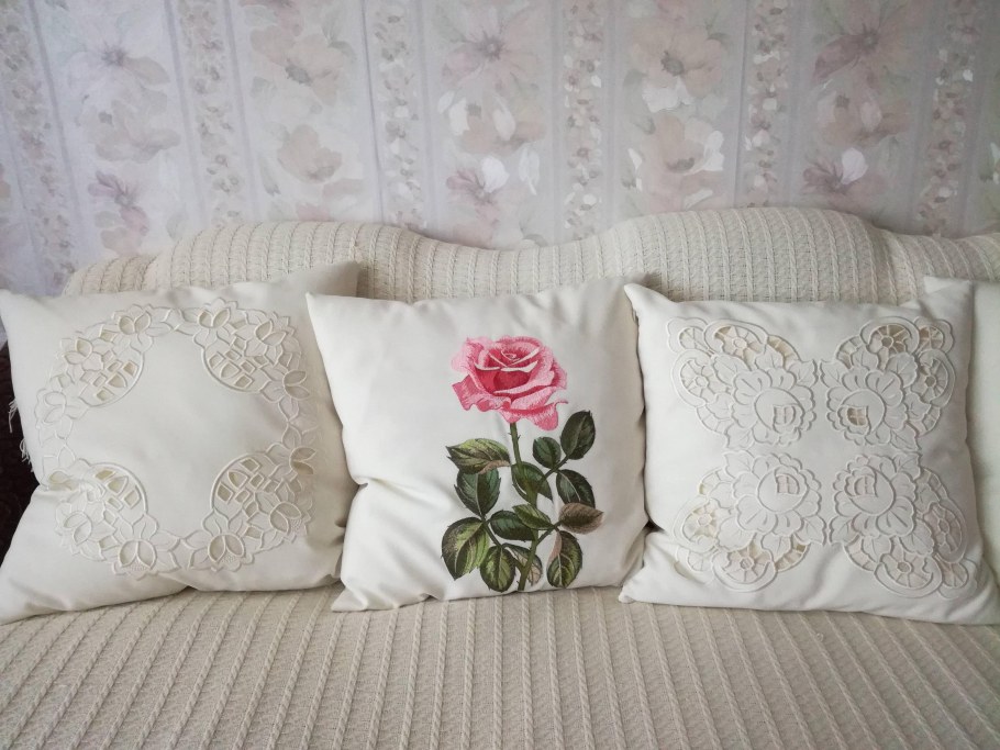 Наволочки с Ришелье