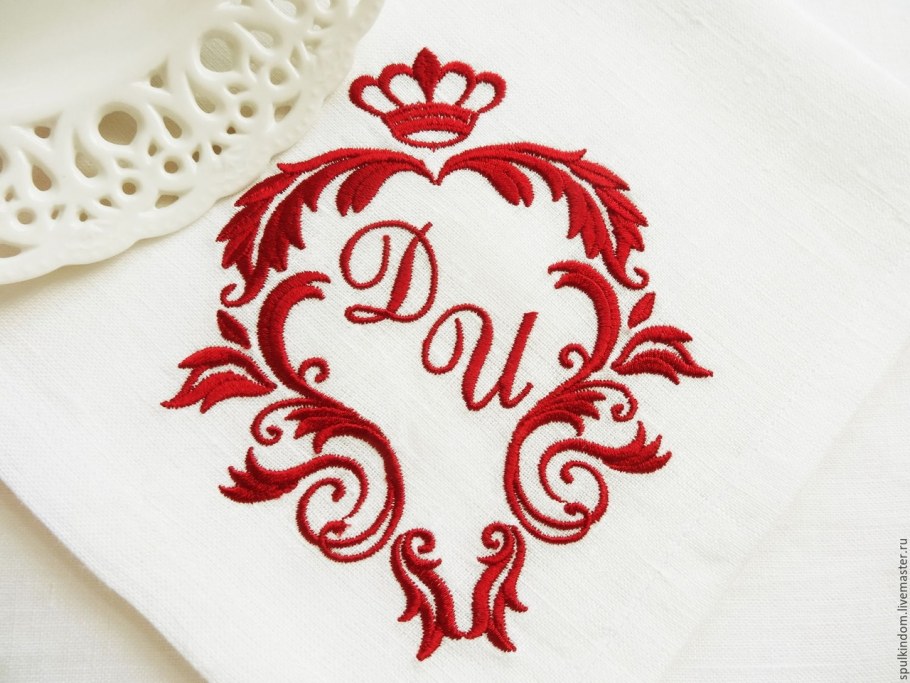 Вышитые Монограммы