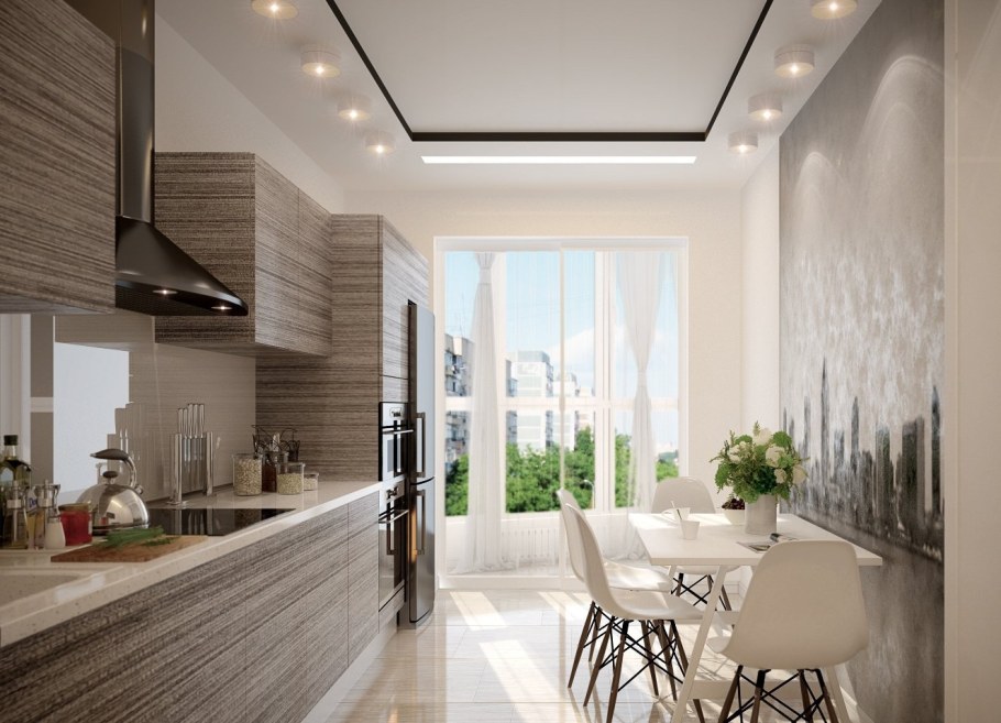 Отделка кухни в современном стиле