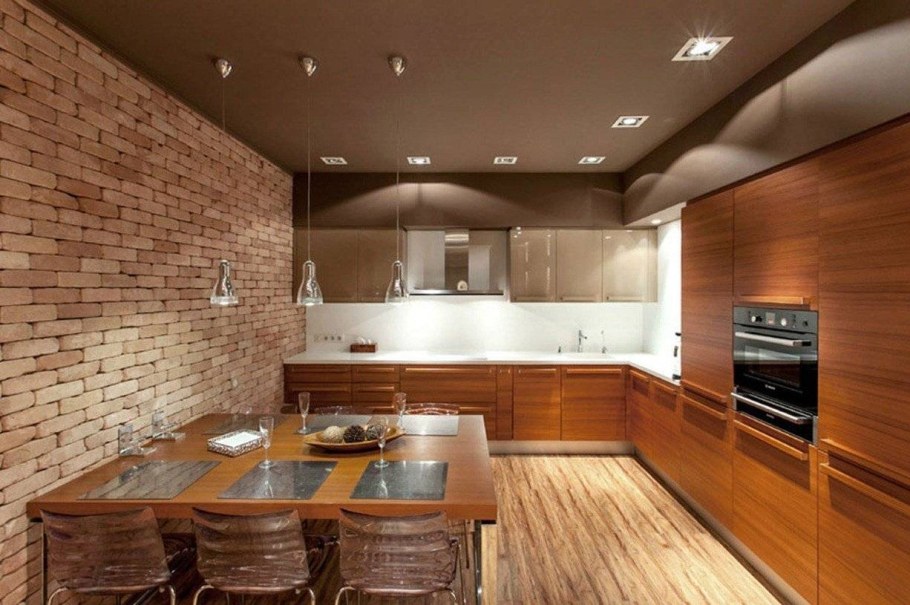 Современная отделка кухни