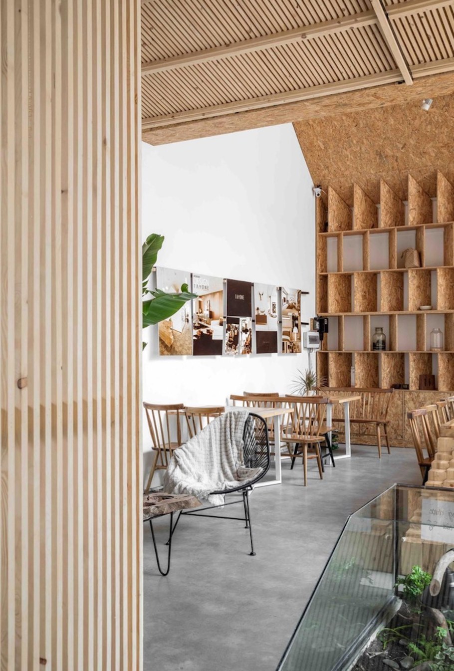 Кафе в тропическом стиле фасад