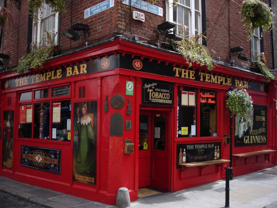 Темпл бар Ирландия интерьер