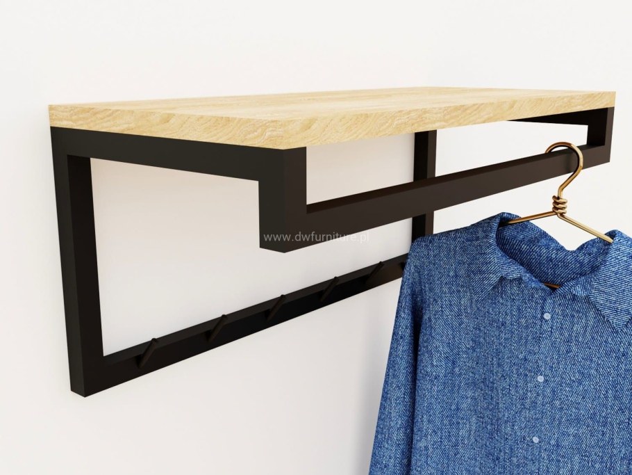 Вешалка в прихожую настенная лофт