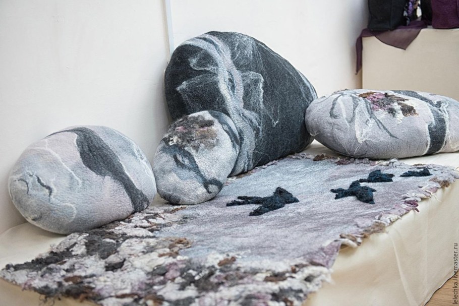 Валяные подушки